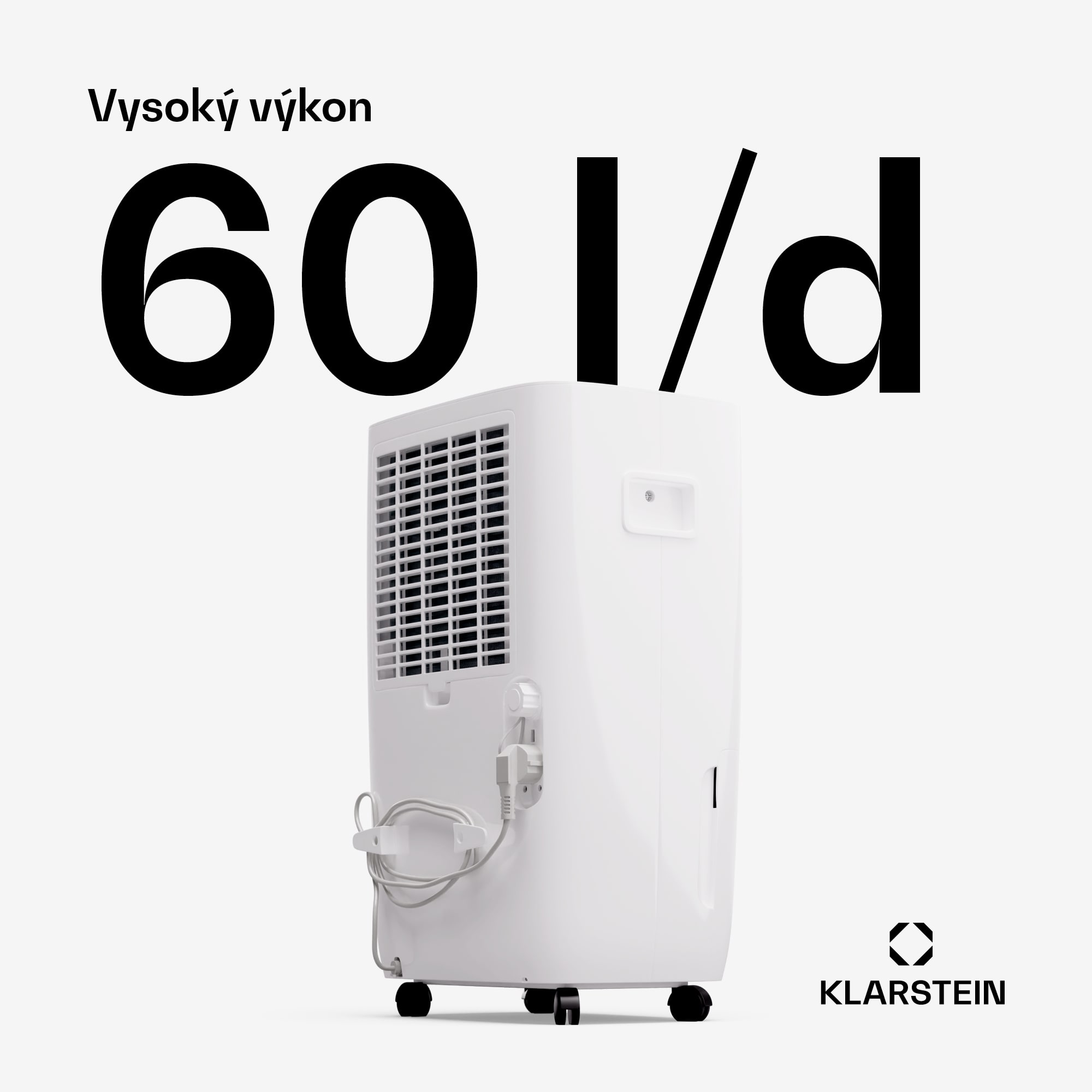 Klarstein DryFy Pro Connect Smart, Odvlhčovač vzduchu, WiFi, Kompresný, 60l/24h, 45-65m² – Obrázok 2