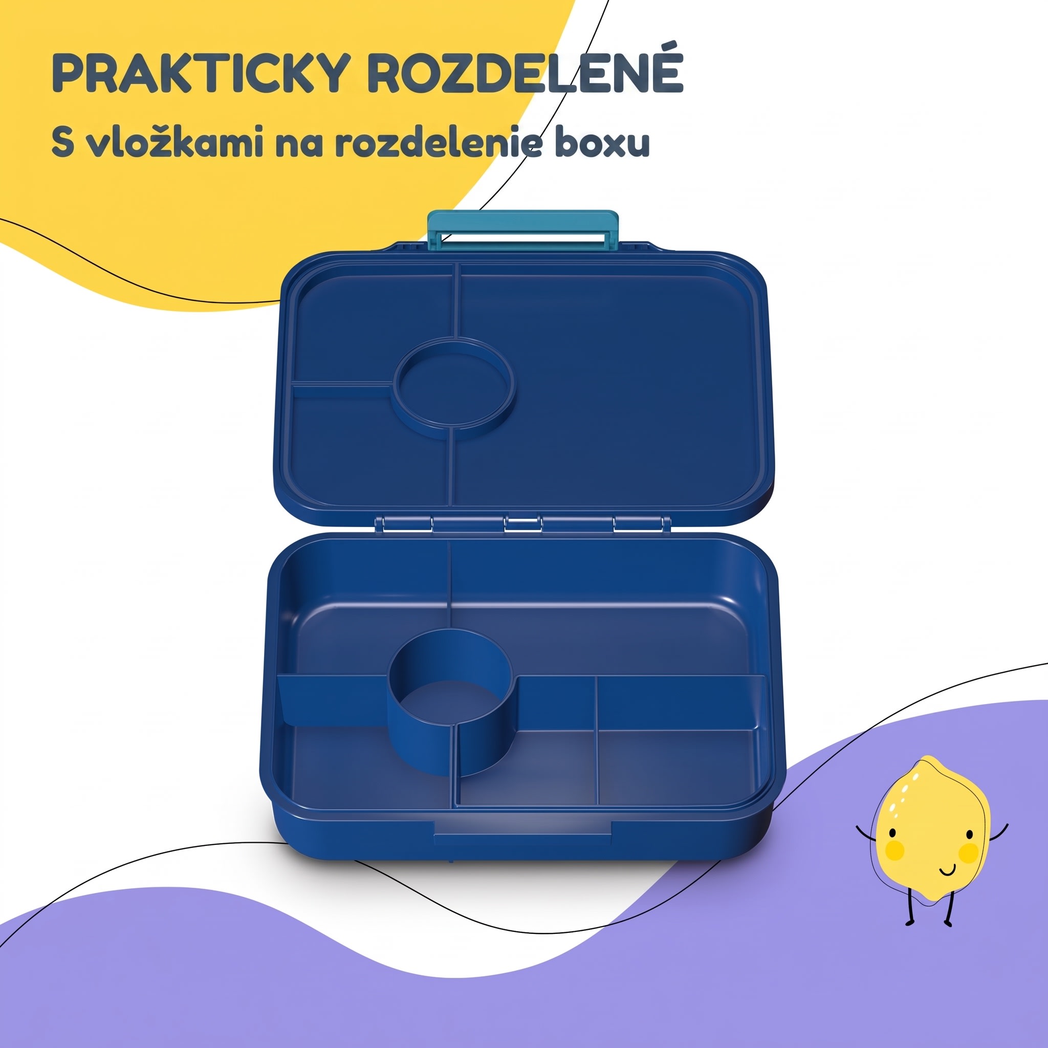 NA Schmatzfatz desiatový box so 6 priehradkami – Obrázok 3