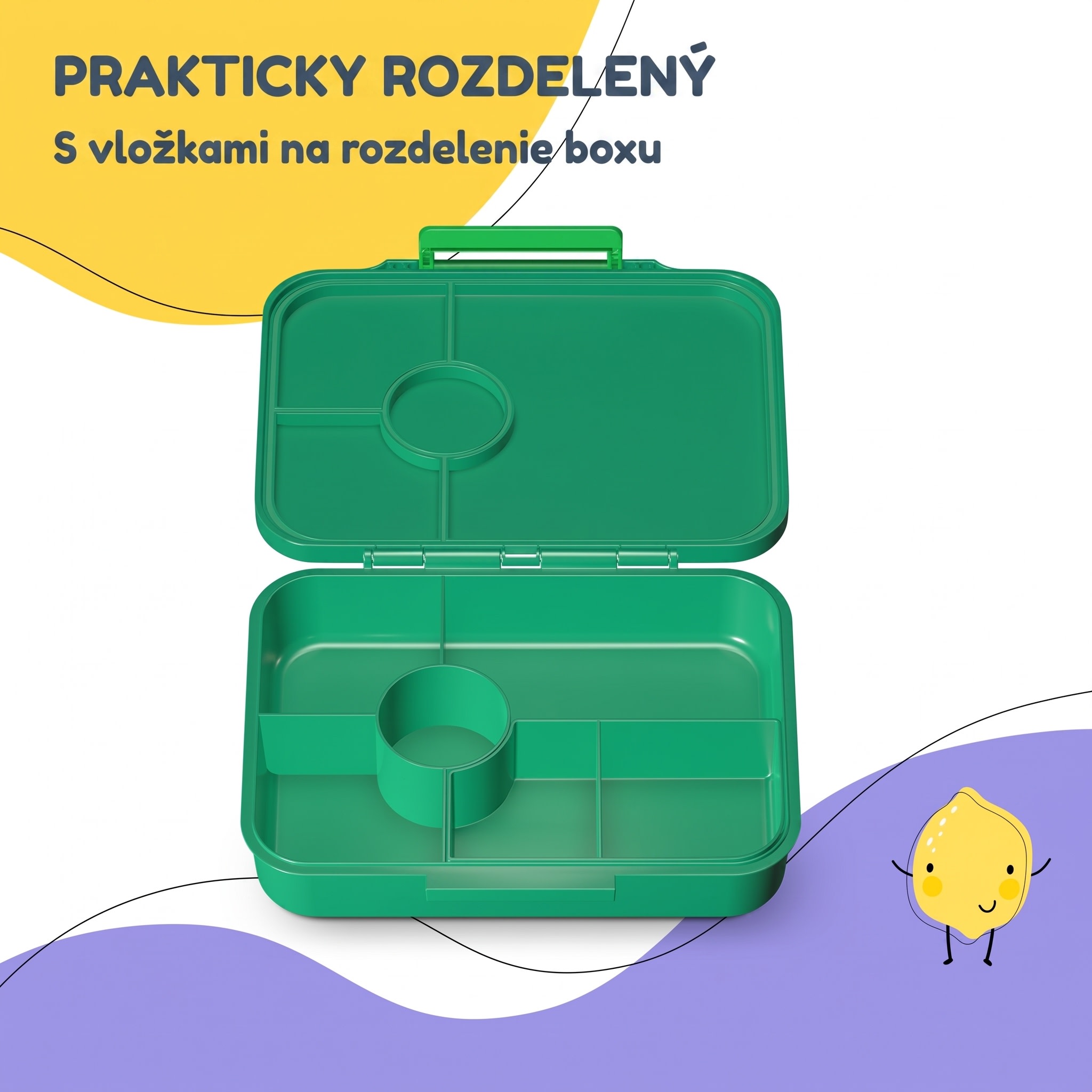 NA Schmatzfatz desiatový box so 6 priehradkami – Obrázok 3