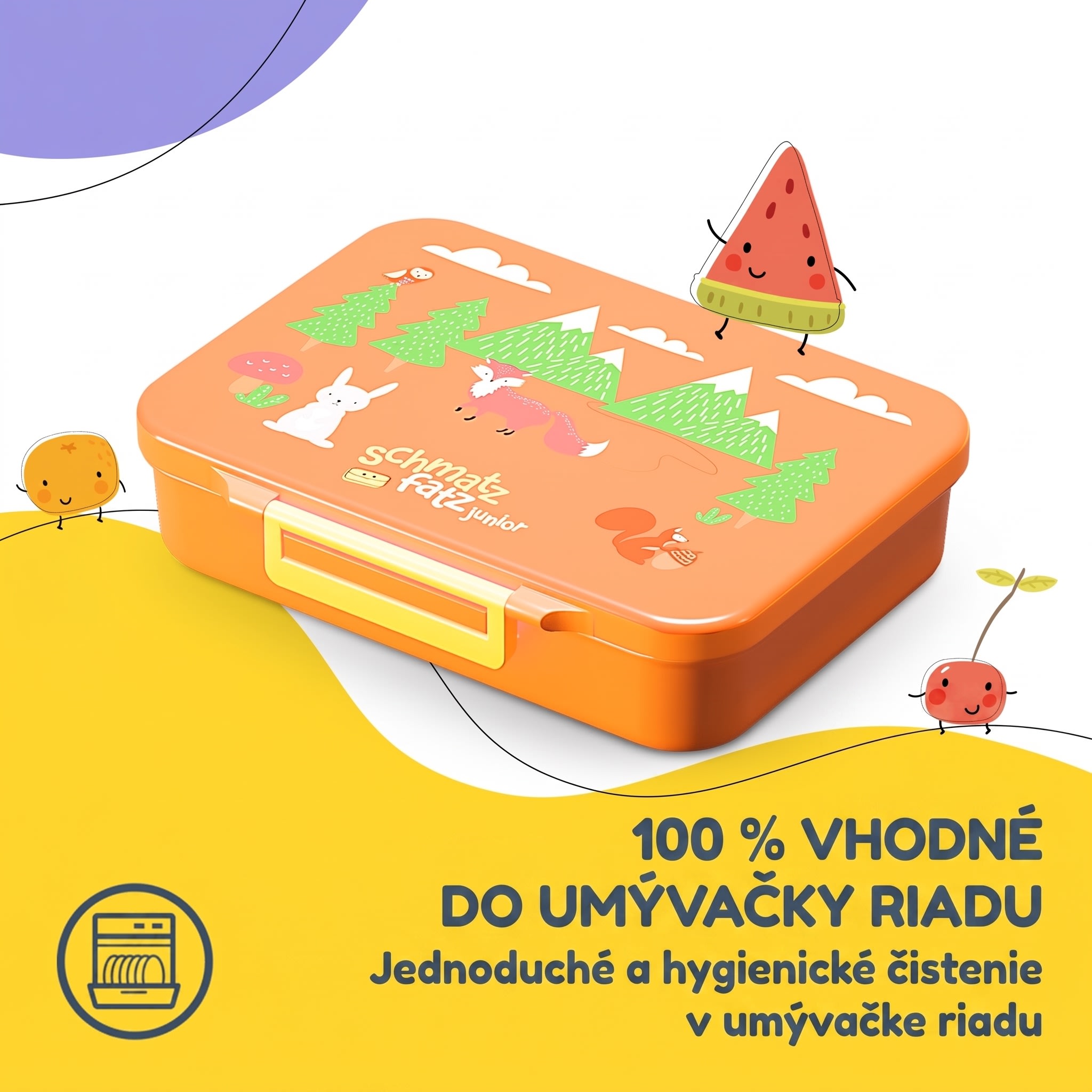 NA Schmatzfatz desiatový box so 6 priehradkami – Obrázok 4