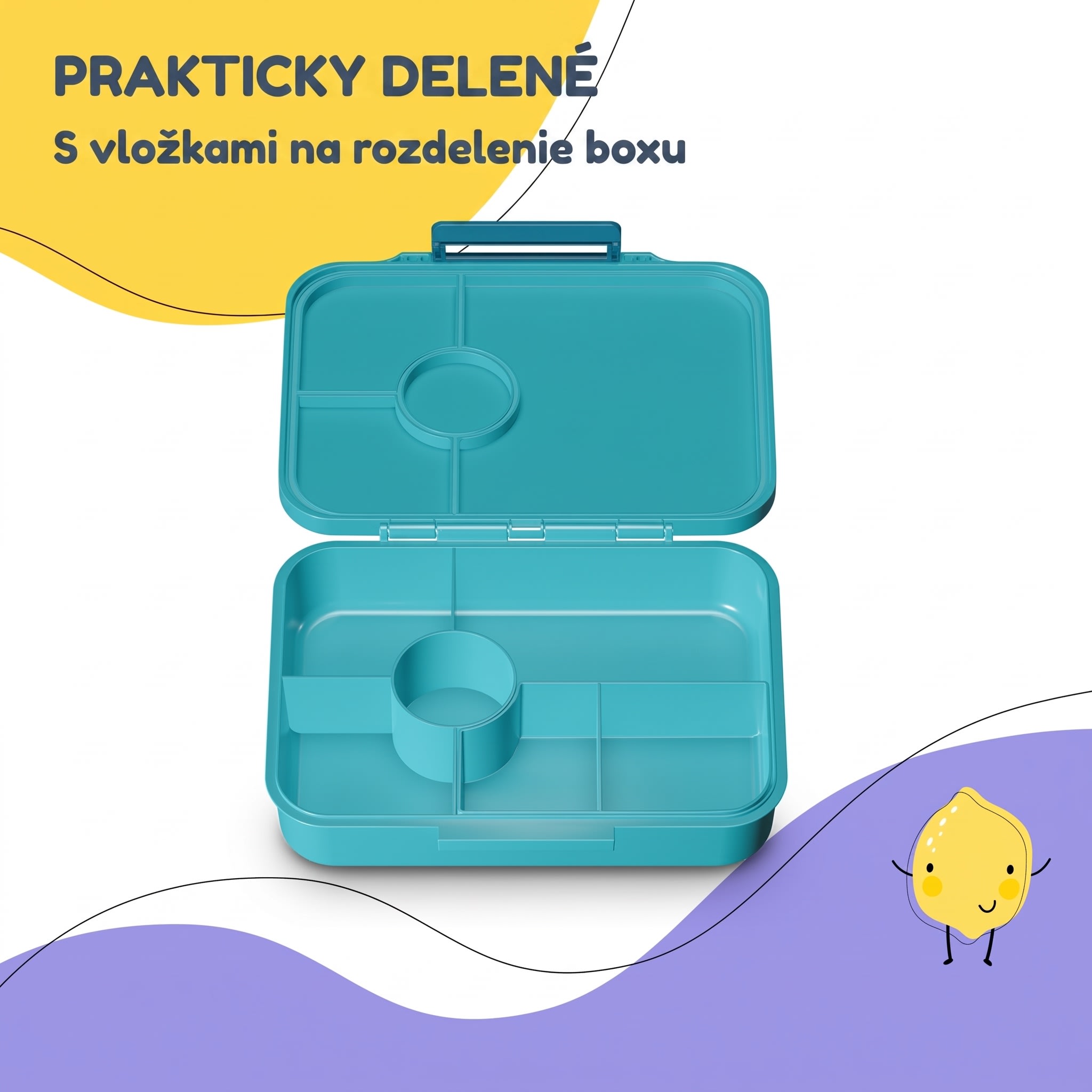 NA Schmatzfatz desiatový box so 6 priehradkami – Obrázok 3