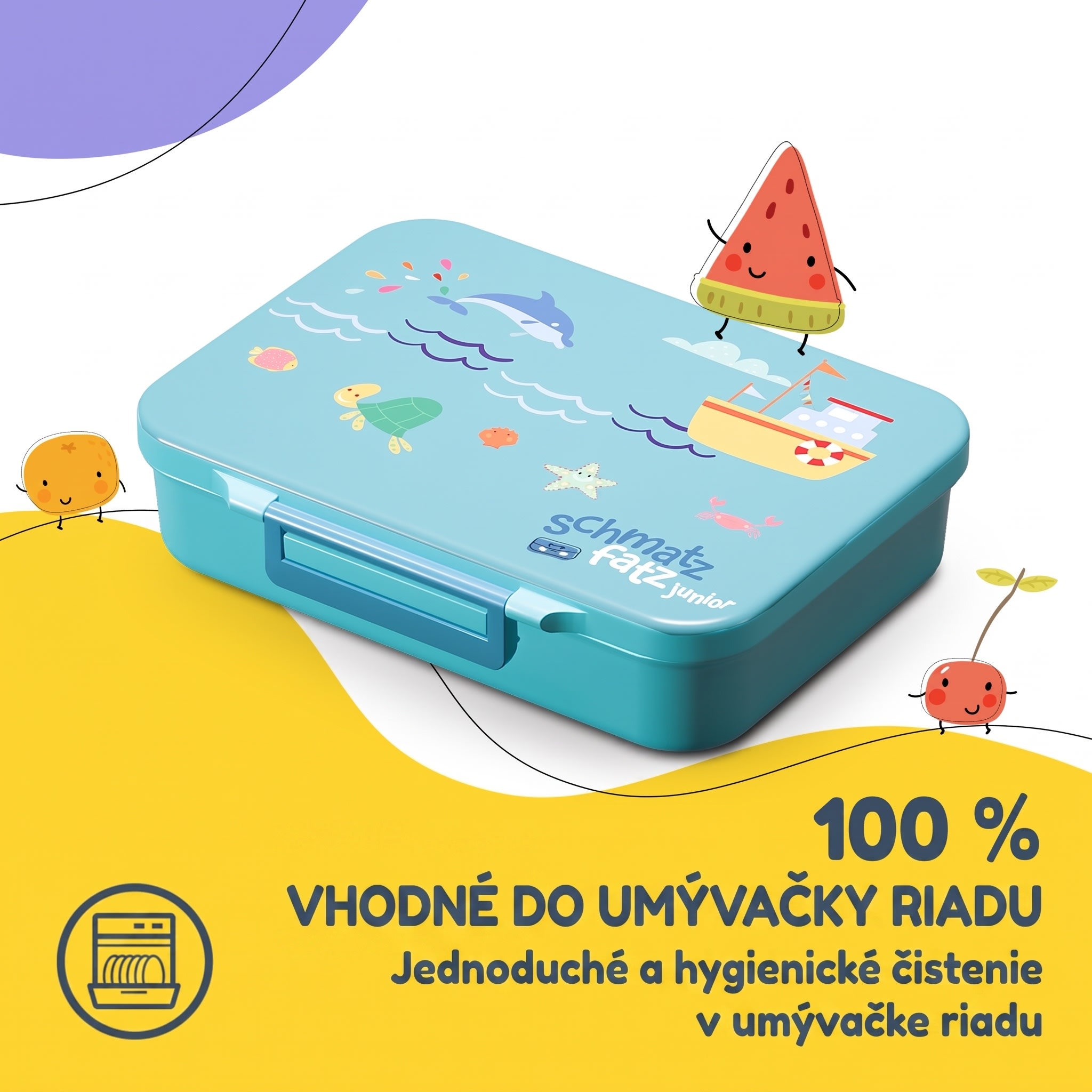 NA Schmatzfatz desiatový box so 6 priehradkami – Obrázok 4
