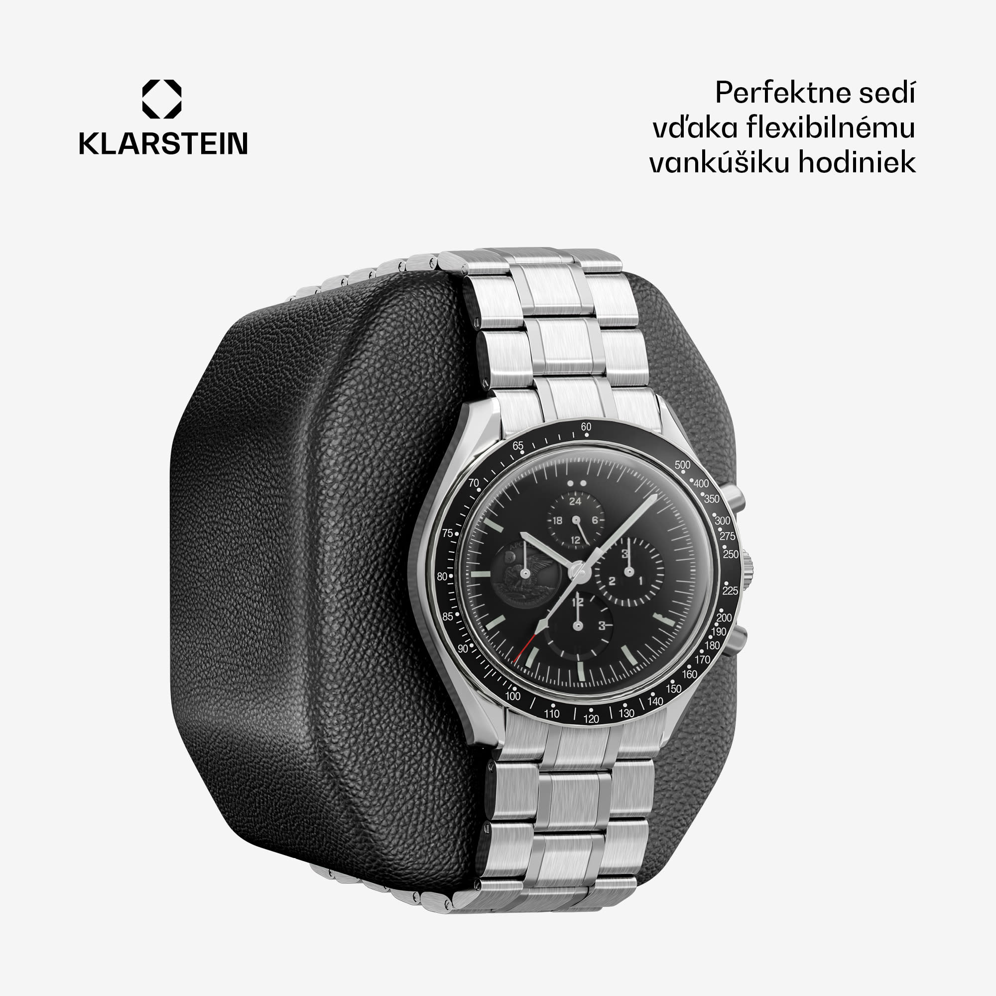 Klarstein Brienz 2 hodinové navíjače, 2 hodinky, 4 režimy, drevený vzhľad, modré vnútorné osvetlenie, šperkovnica – Obrázok 2