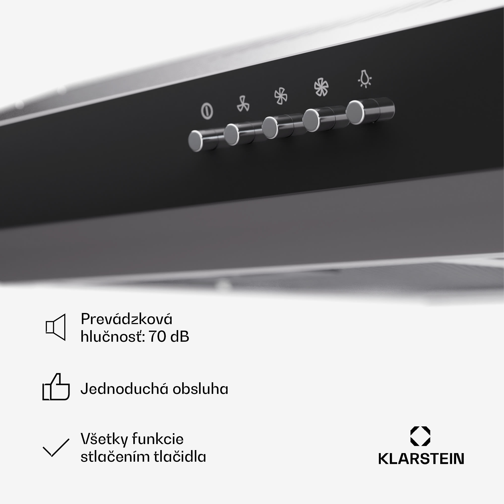 Klarstein Contempo 60, digestor, 60 cm, podskrinkový, 200 m³/h, LED, akryl, nehrdzavejúca oceľ – Obrázok 4