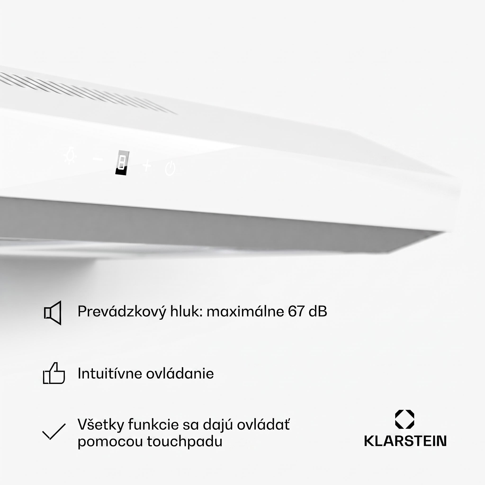 Klarstein Contempo Neo, digestor, podskrinkový, recirkulácia, 192 m³/h, SenseControl, integrované dotykové ovládanie, nehrdzavejúca oceľ / akrylové sklo – Obrázok 4