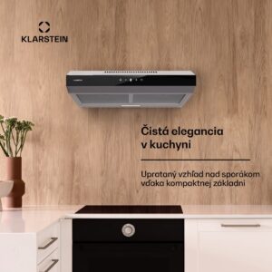 Klarstein Contempo Neo, digestor, podskrinkový, recirkulácia, 199 m³/h, SenseControl, integrované dotykové ovládanie