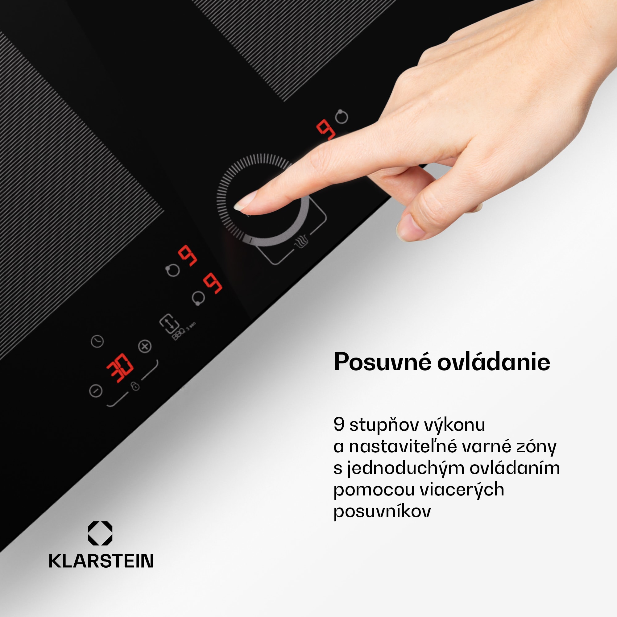 Klarstein Delicatessa 77 Flex vstavaná indukčná varná doska 4 zóny 7000 W sklokeramika – Obrázok 4