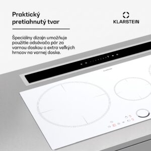 Klarstein Delicatessa 80, vstavaná indukčná varná doska, 3 zóny, 6000 W, Paella zóna, sklokeramika