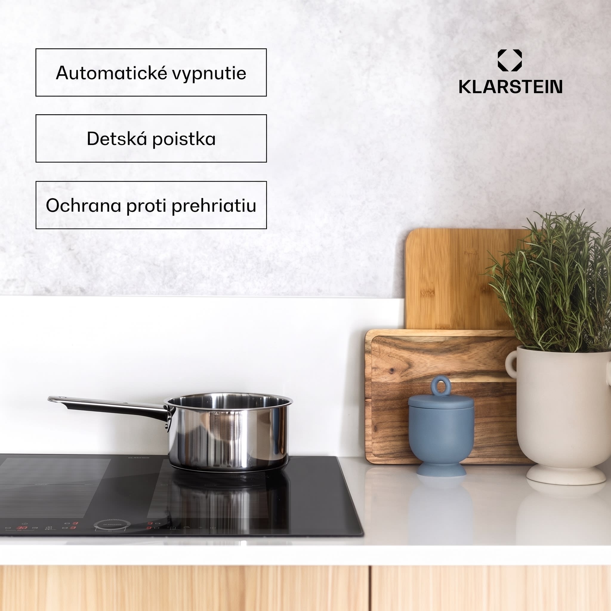 Klarstein Delicatessa 90 Hybrid Prime vstavaná indukčná varná doska 5 zón 7200 W sebestačná – Obrázok 4