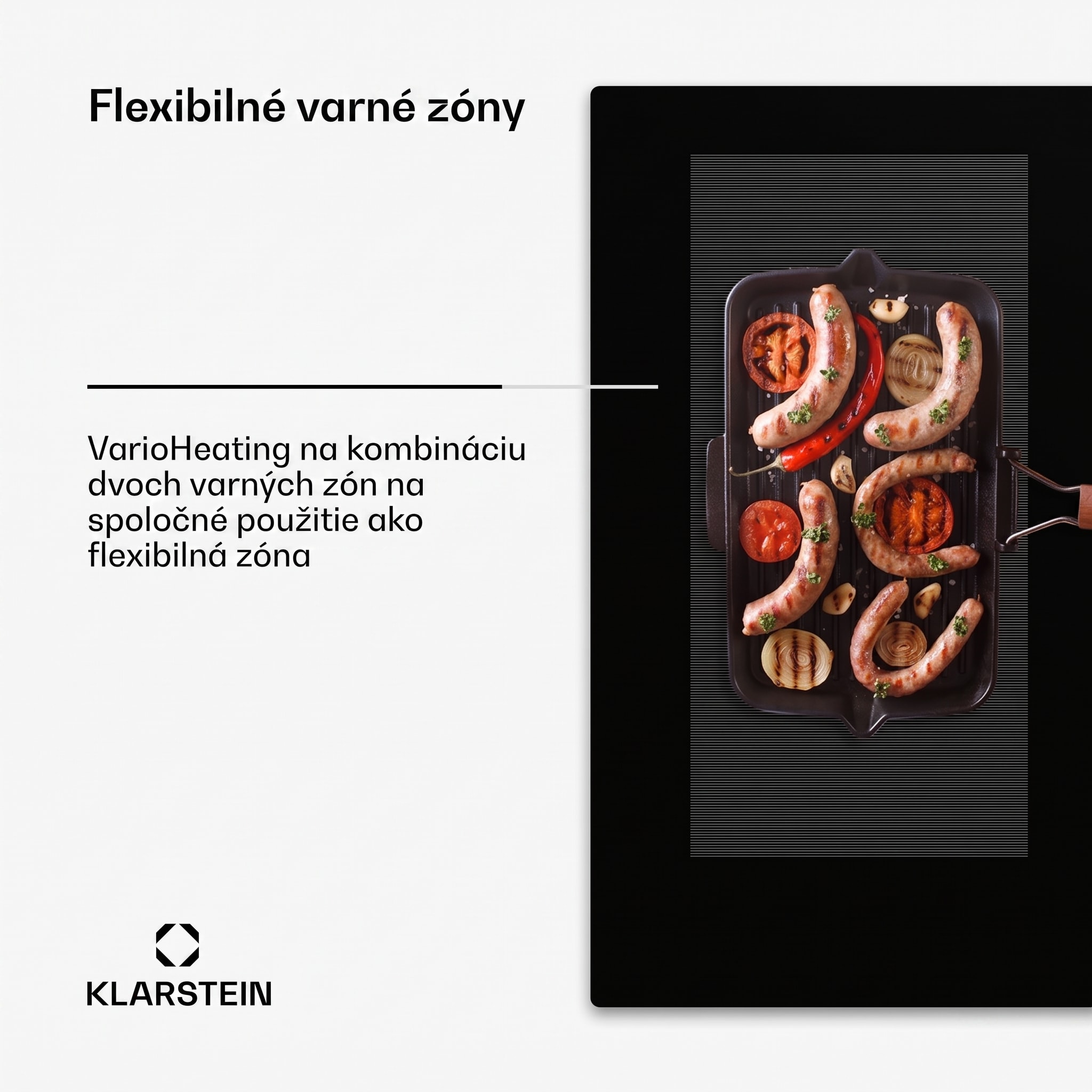 Klarstein Delicatessa 90 Full Flex vstavaná indukčná varná doska 6 zón 10 500 W sebestačná – Obrázok 3