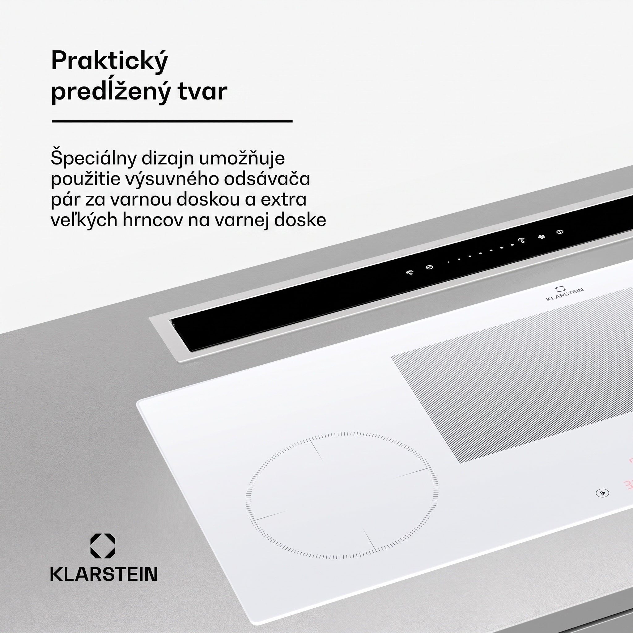Klarstein Delicatessa 90 Slim Hybrid indukčná varná doska