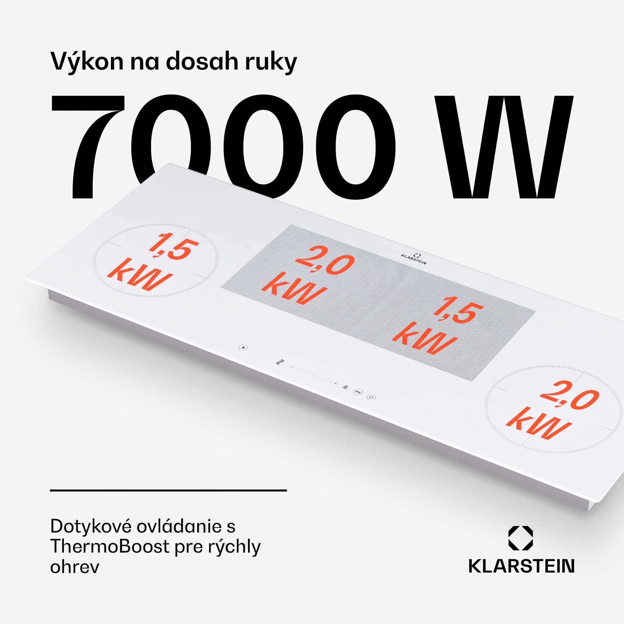 Klarstein Delicatessa 90 Slim Hybrid indukčná varná doska – Obrázok 2