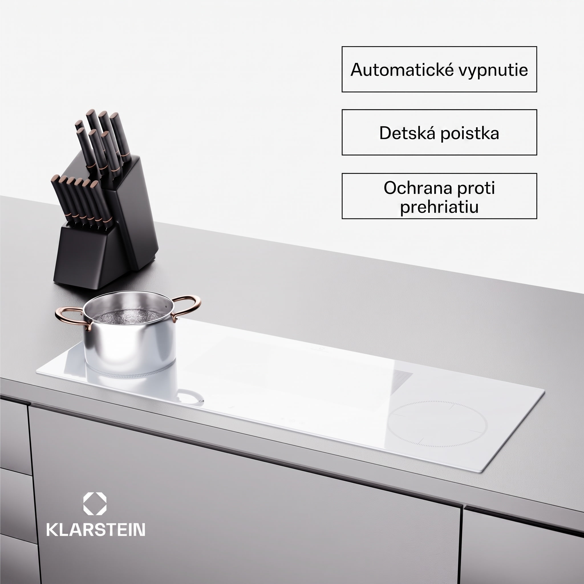 Klarstein Delicatessa 90 Slim Hybrid indukčná varná doska – Obrázok 3