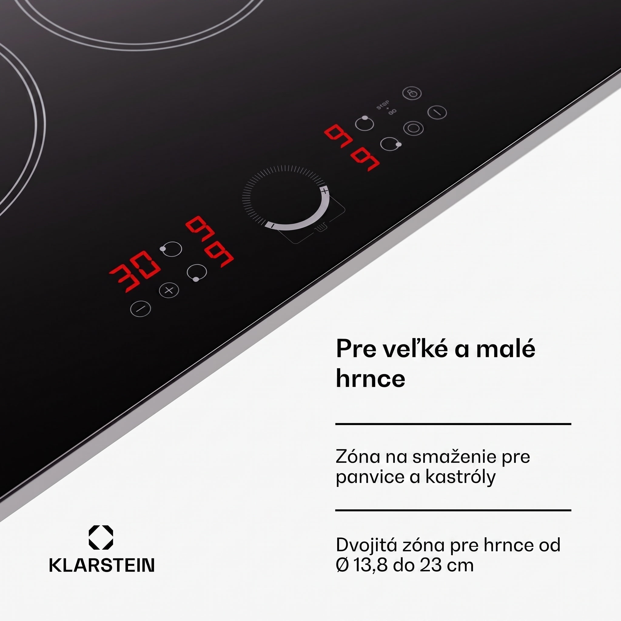 Klarstein Virtuosa 90 sklokeramická varná doska – Obrázok 3
