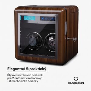 Klarstein Valmont 2+3 strojčeky na navíjanie hodiniek pre 5 hodiniek