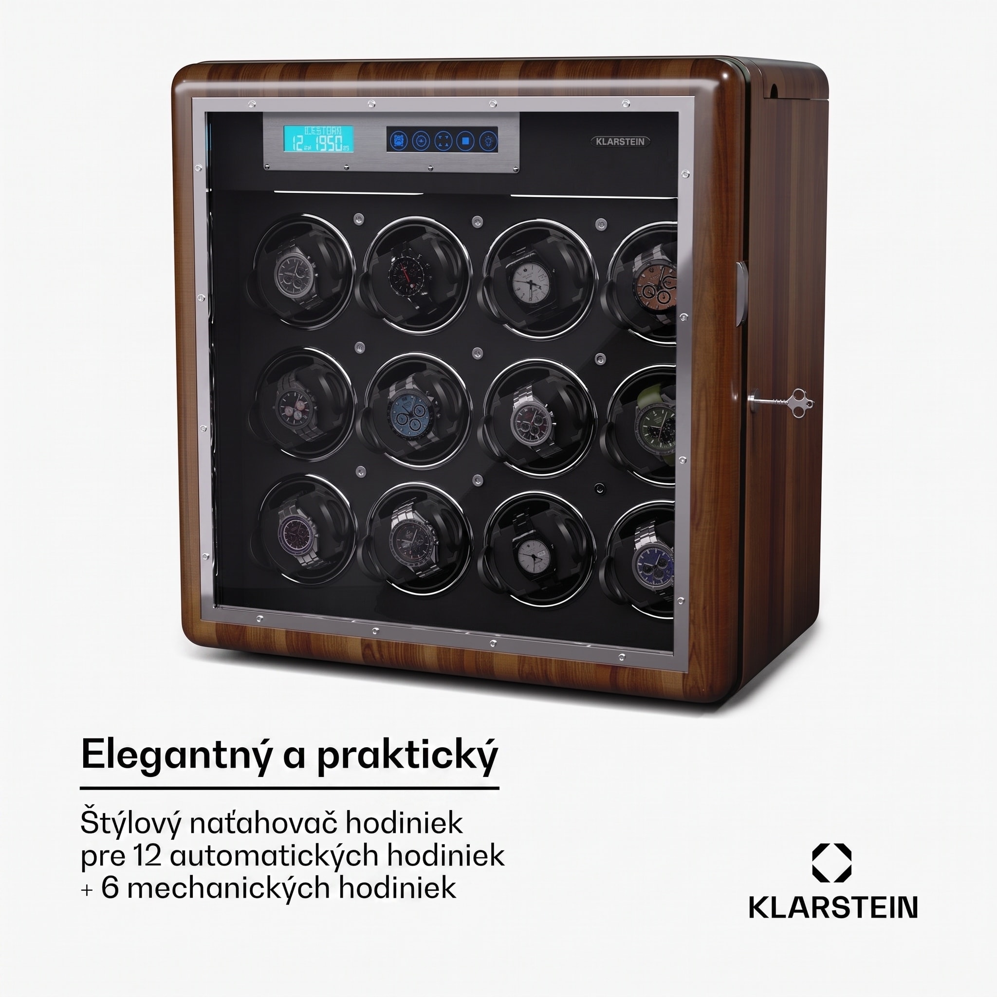 Klarstein Valmont 12+6 navíjač hodiniek