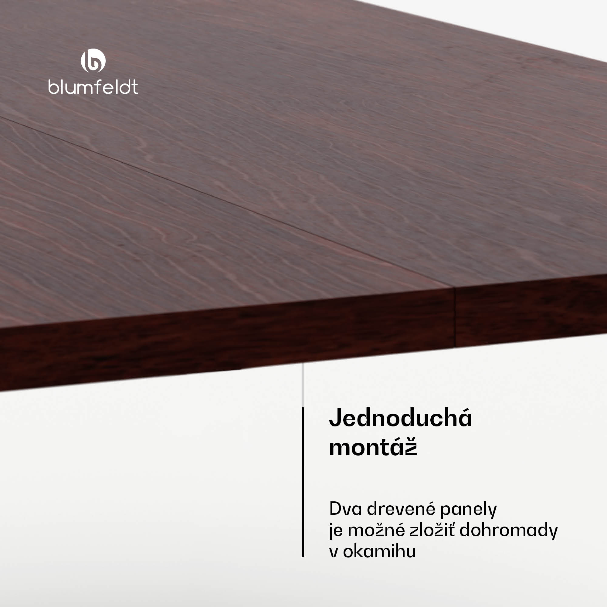 Blumfeldt Bearsdon stolová doska 120 x 80 cm pre kuchyňu a jedáleň, Robustná laminátová doska – Obrázok 4