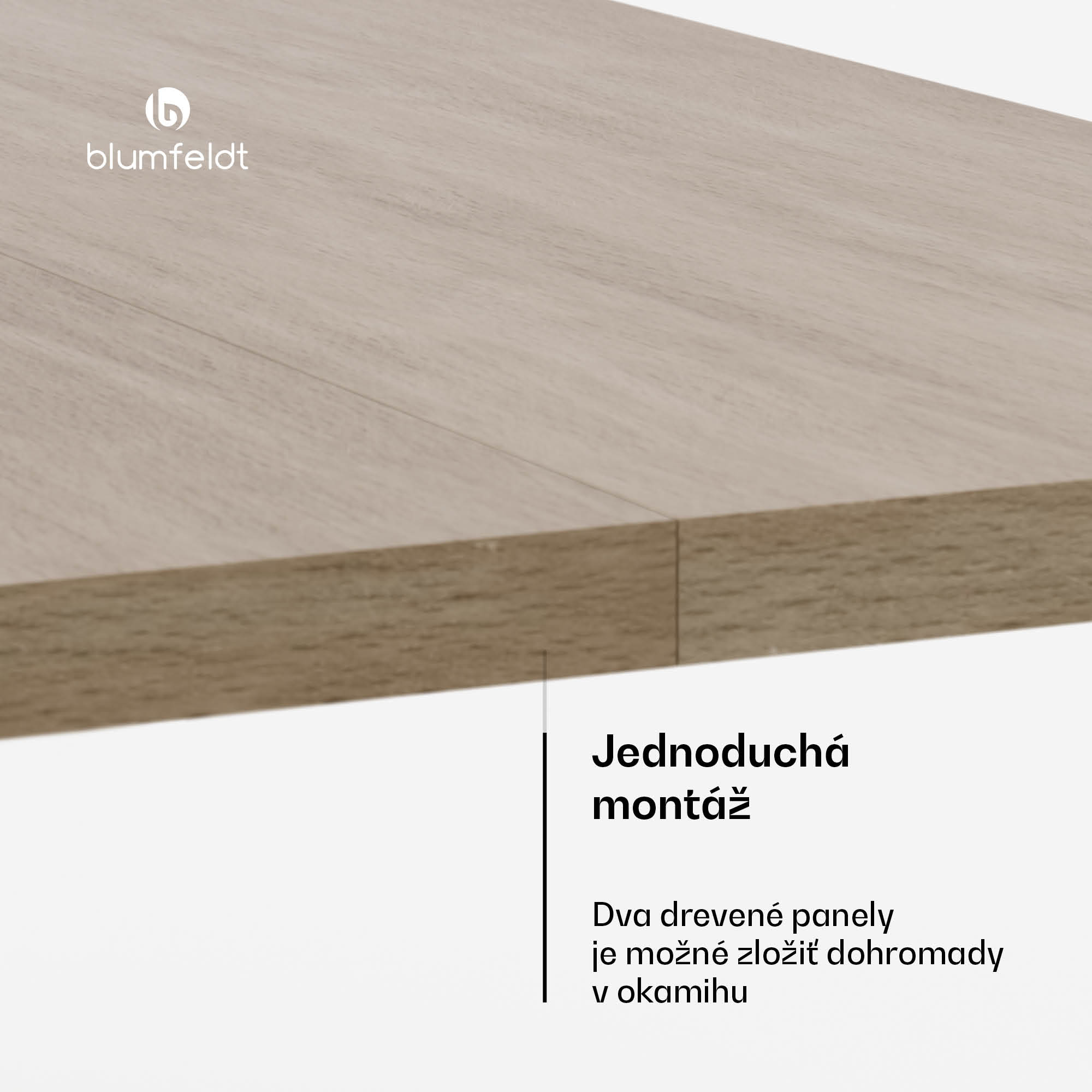 Blumfeldt Bearsdon stolová doska 160 x 90 cm pre kuchyňu a jedáleň, Robustná vrstvená drevotrieska – Obrázok 4