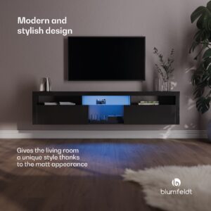 Blumfeldt Elgin, TV skrinka, 150 x 30 x 40 cm, LED