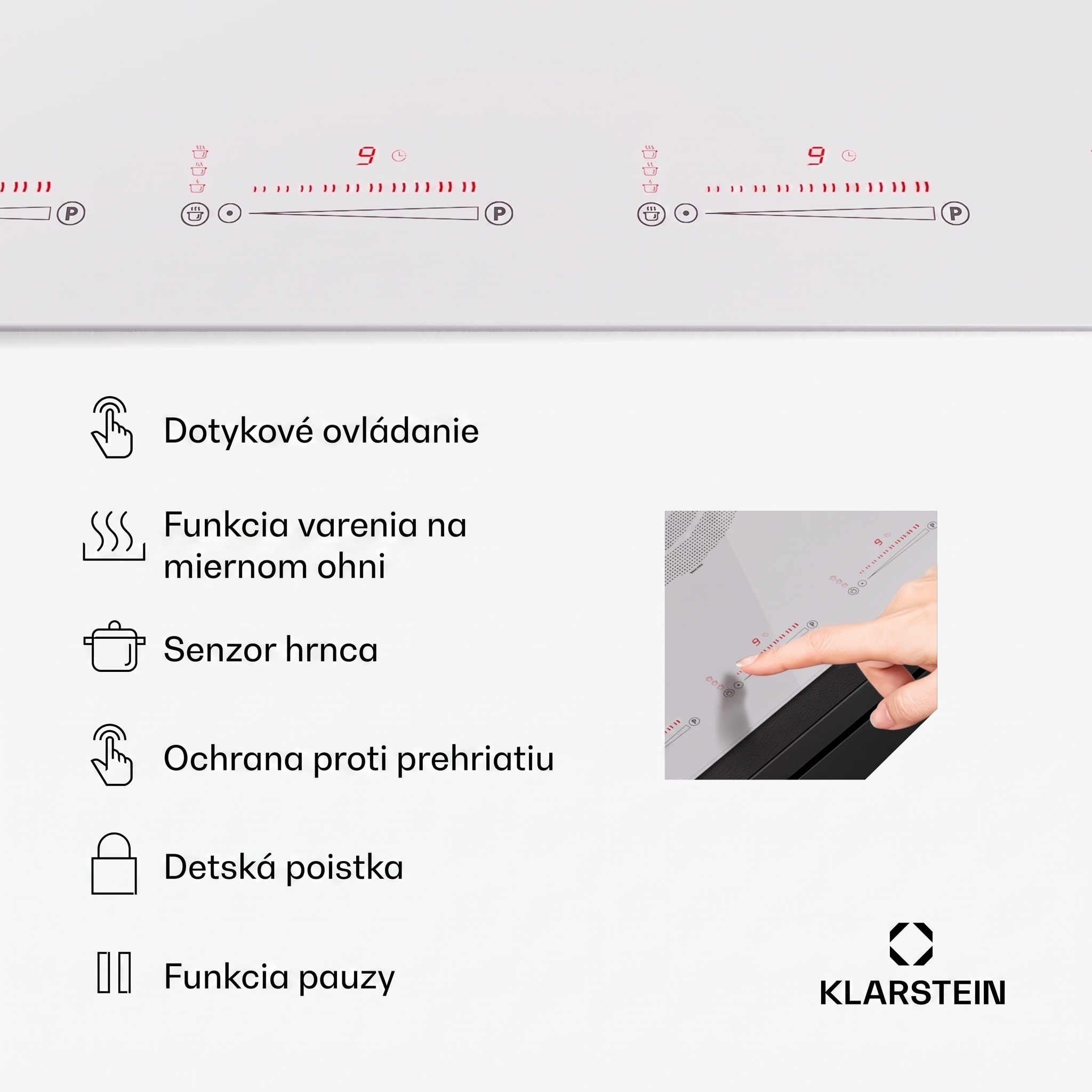Klarstein Masterzone 90 Flex, indukčná varná doska, max. 12 600 W, vstavaná, 5 zón, 2 Flex zóny, technológia ThermoBoost, Smart Flex – Obrázok 4