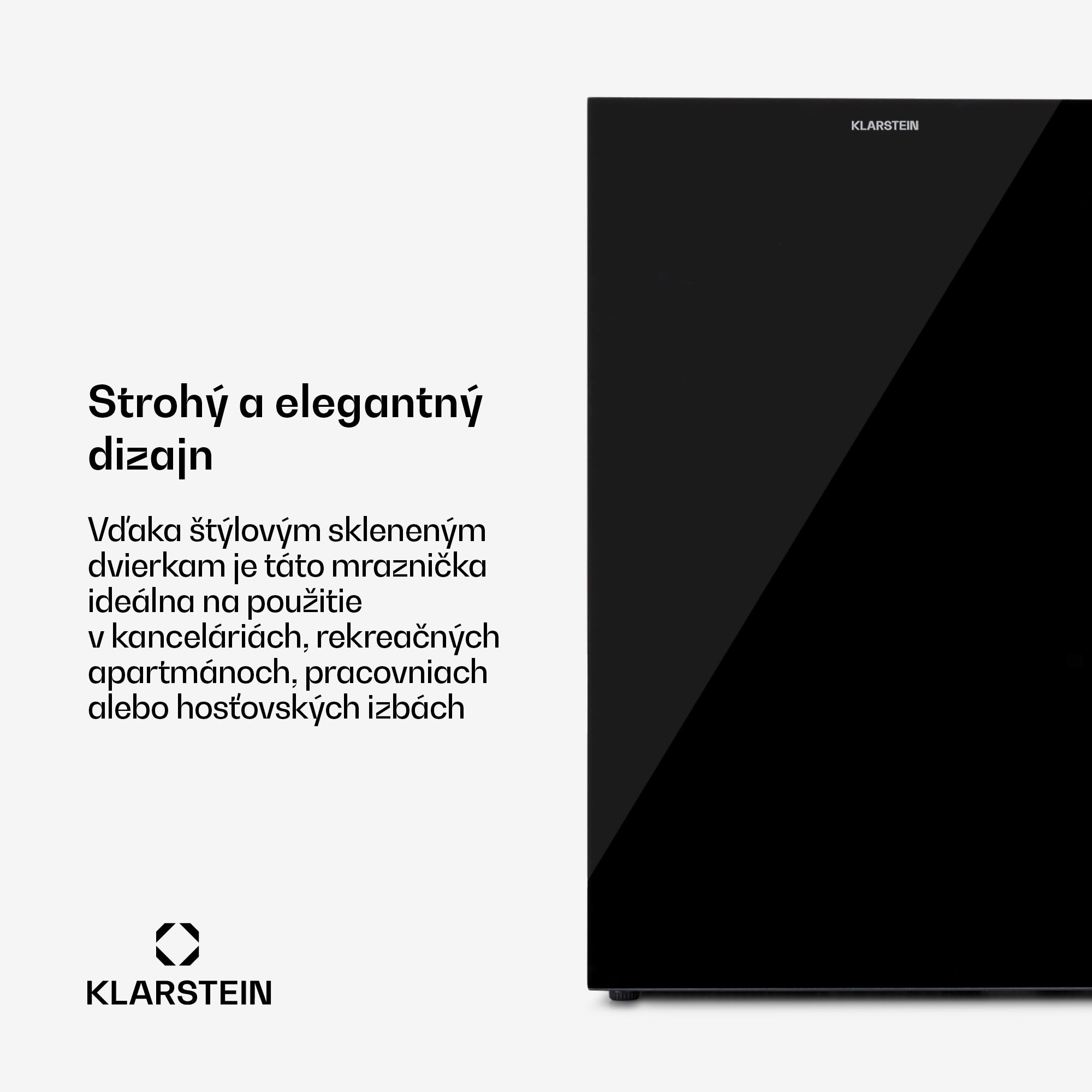 Klarstein Pluto 80L, mraznička, 4-hviezdičková, 80 l, do -18 °C – Obrázok 2
