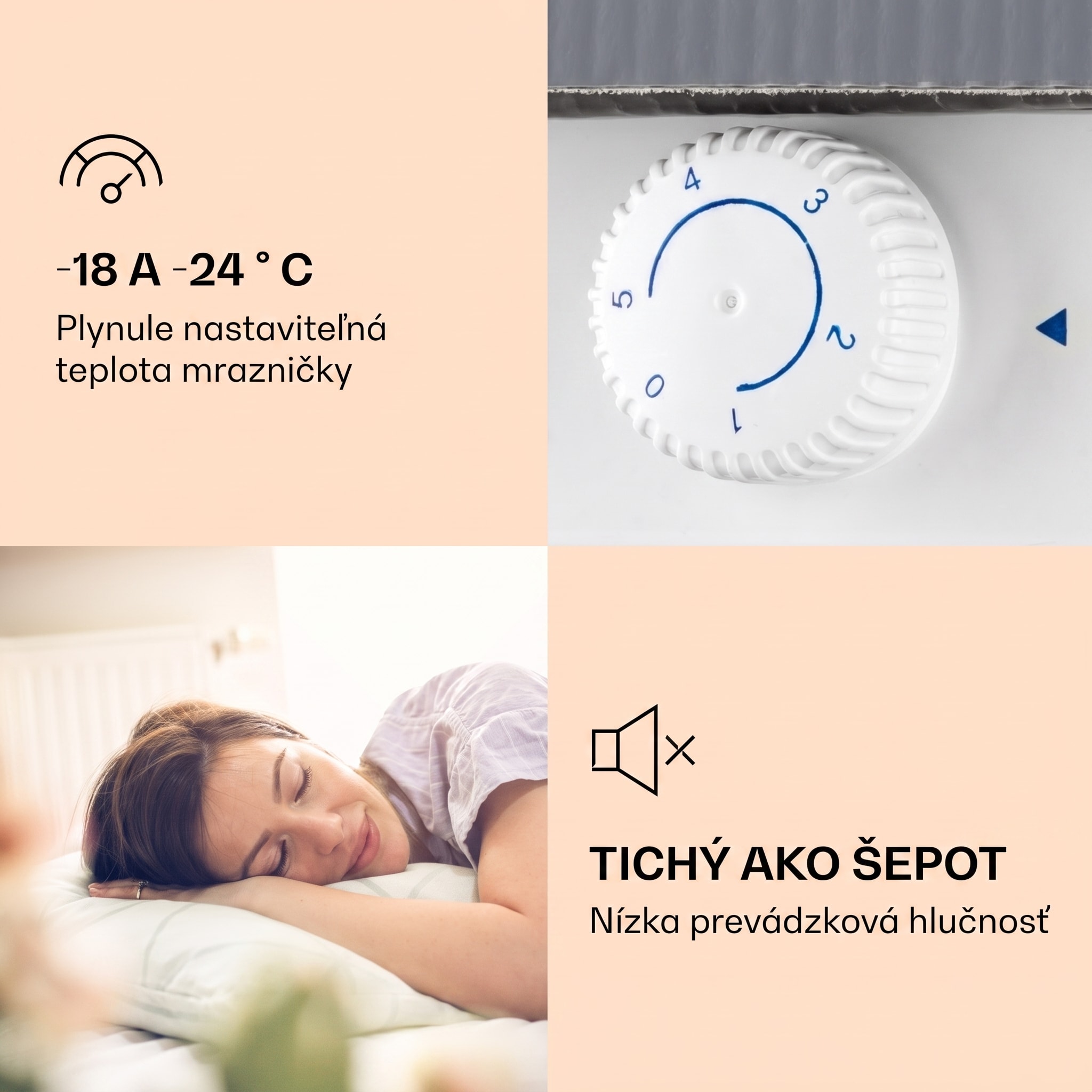 Klarstein Garfield, mraznička, mraziaci box, 35 l, 65 W, 4-hviezdičková, 2 úrovne – Obrázok 3
