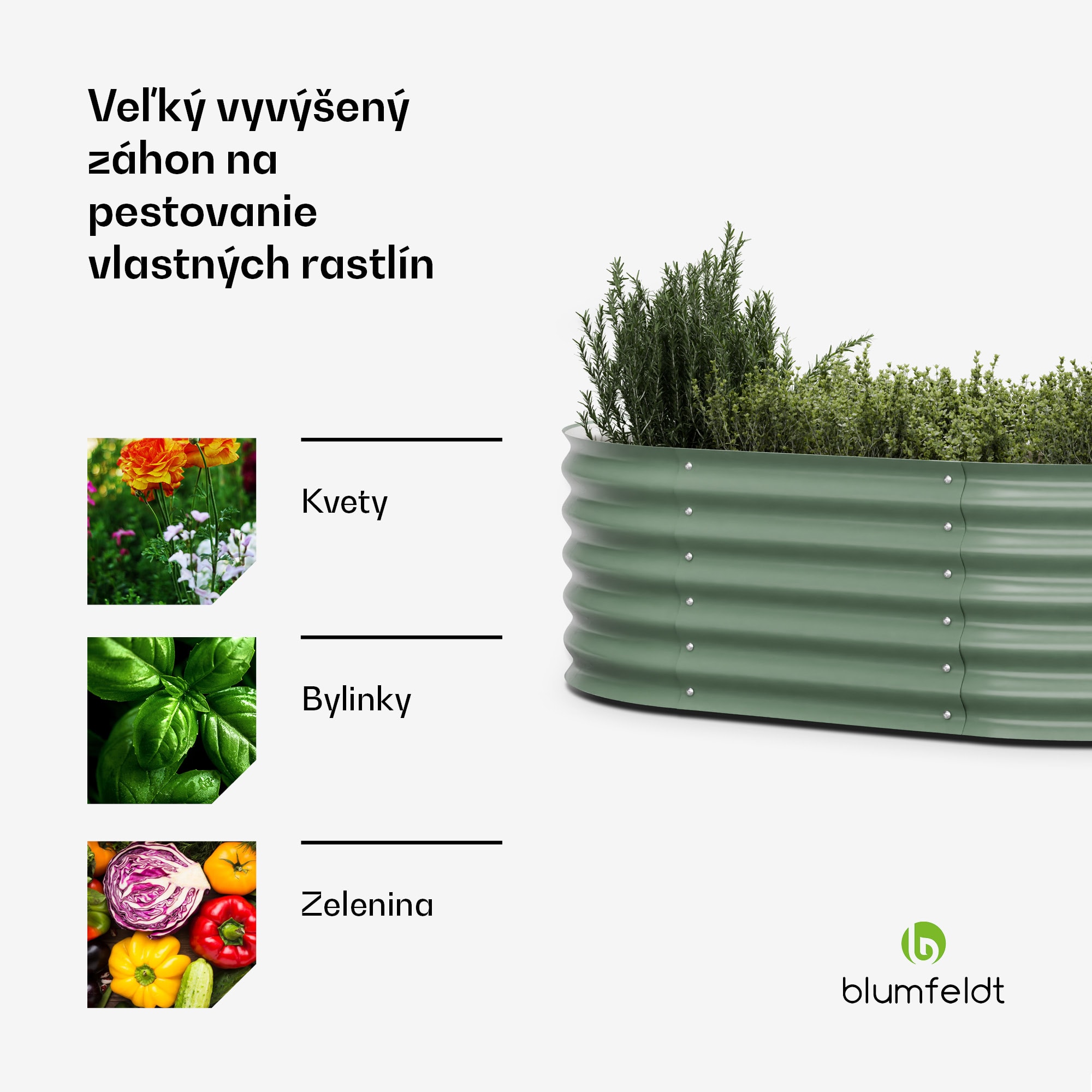 Blumfeldt High Grow Extended, vzvýšený záhon, 150 x 43 x 60 cm, z vlnitého oceľového plechu, jednoduchá montáž, odolný voči hrdzi a mrazu – Obrázok 3