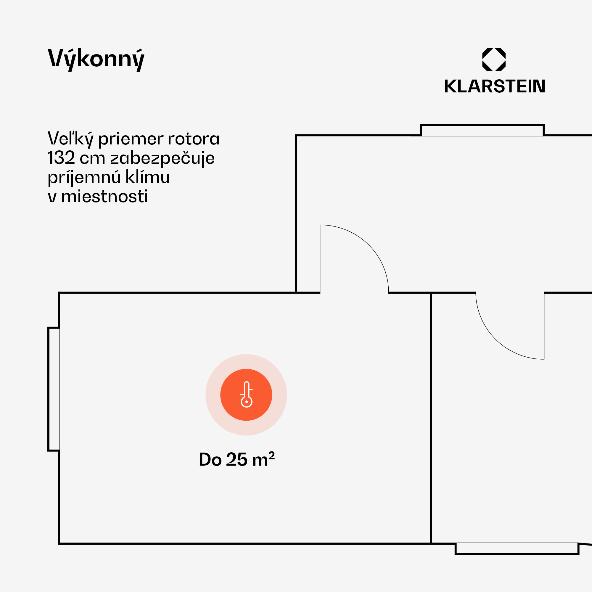 Klarstein Bolero 2 v 1 Smart, stropný ventilátor, Ø 132 cm, svetlo 55 W, diaľkové ovládanie, ovládanie cez aplikáciu, 2 smery chodu – Obrázok 2