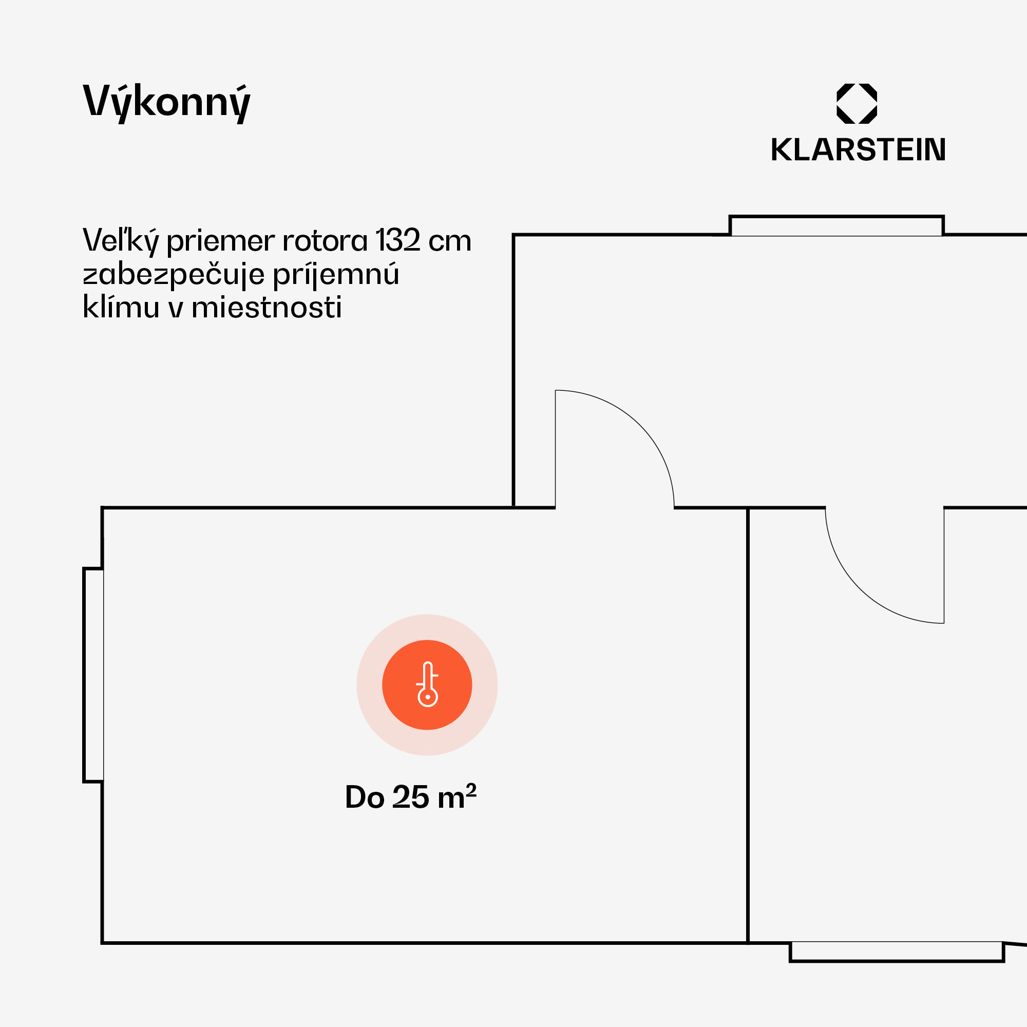 Klarstein Fiji Flow 2 v 1 Smart, stropný ventilátor, Ø 132 cm, stmievateľné LED svetlo, diaľkové ovládanie, ovládanie cez aplikáciu, 2 smery chodu – Obrázok 2