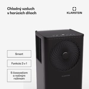 Klarstein Aero Ring 7K klimatizácia 7 000 BTU mobilná a smart pre max. 25 m² so hlasovým ovládaním