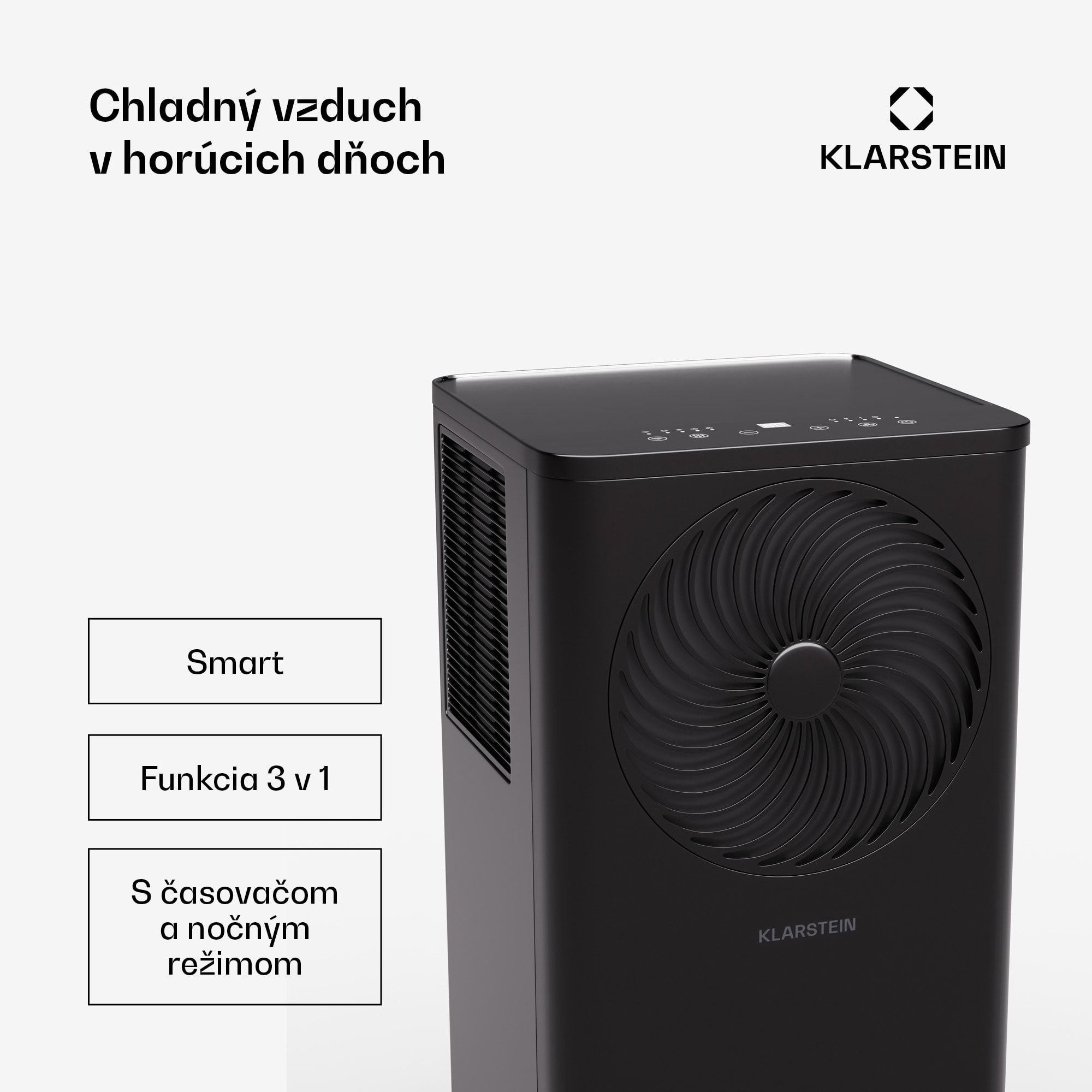 Klarstein Aero Ring 7K klimatizácia 7 000 BTU mobilná a smart pre max. 25 m² so hlasovým ovládaním