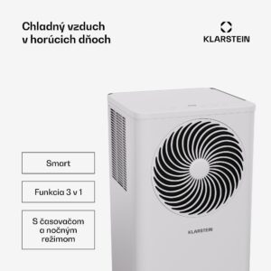 Klarstein Aero Ring 9K klimatizačné zariadenie 9 000 BTU mobilné a inteligentné pre max. 31 m² so hlasovým ovládaním