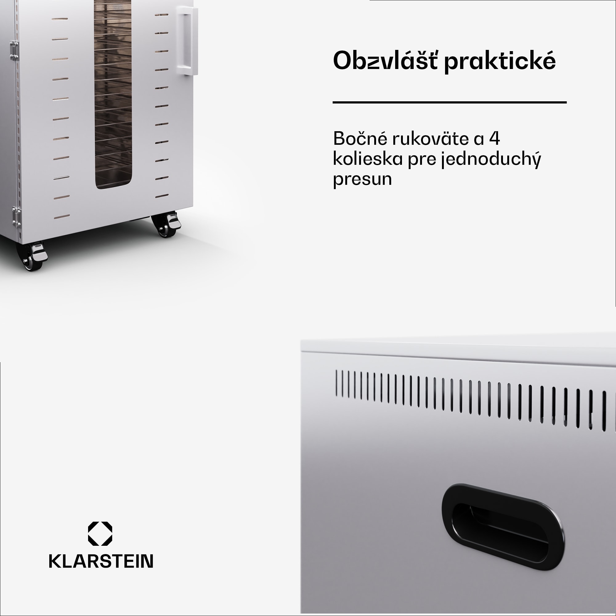 Klarstein MasterJerky 300 sušička, 2 000 W, 30 - 90 °C, 24h časovač, nehrdzavejúca oceľ – Obrázok 4