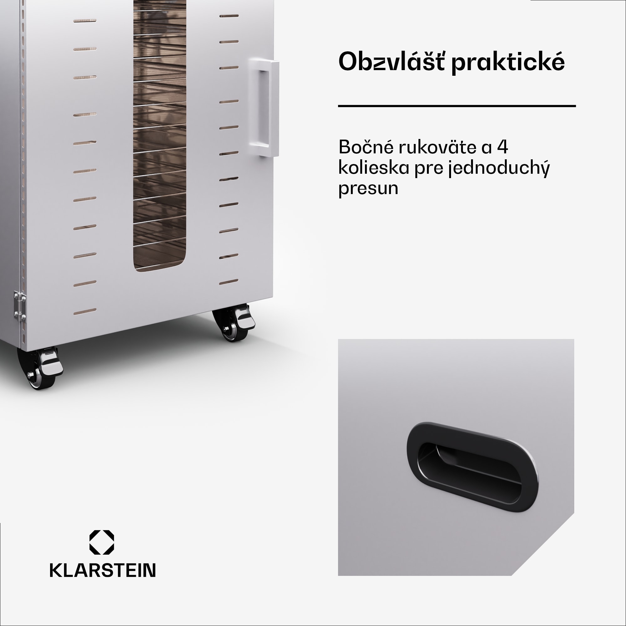 Klarstein Master Jerky 500 Vertical, sušička, výkon 3 000 W, s dvoma komorami, teplotný rozsah 30 - 90 °C – Obrázok 4