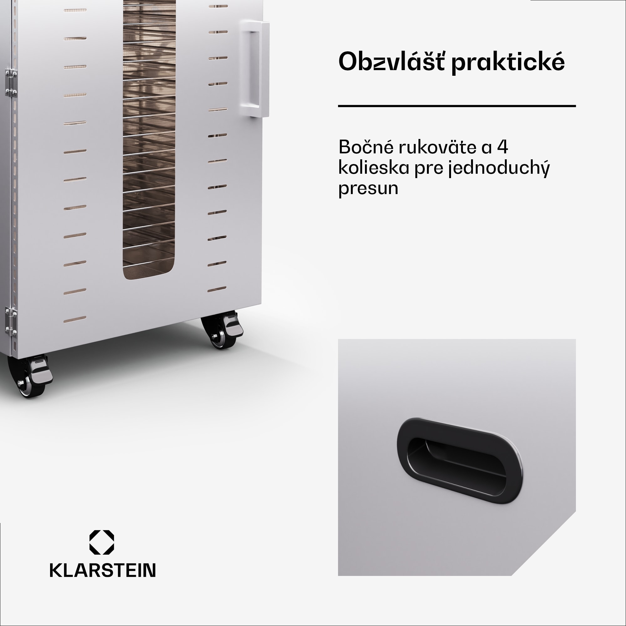 Klarstein Master Jerky 700, sušička, výkon 4 000 W, s dvoma komorami, teplotný rozsah 30 - 90 °C – Obrázok 4