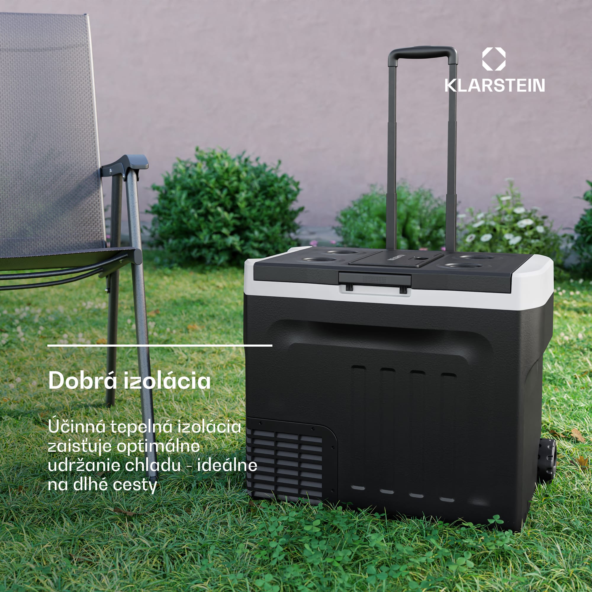 Klarstein PolarForce 37 l kompresorový chladiaci box| LCD panel, osvetlenie, off-road, ochrana batérie, 12V/230V – Obrázok 4