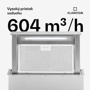 Klarstein Royal Flush Eco, digestor, 60 cm, 604 m³/h, A+