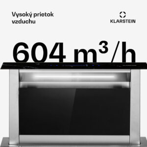 Klarstein Royal Flush Eco, digestor, 60 cm, 604 m³/h, A+