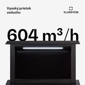Klarstein Royal Flush Eco, digestor, 60 cm, 604 m³/h, A+