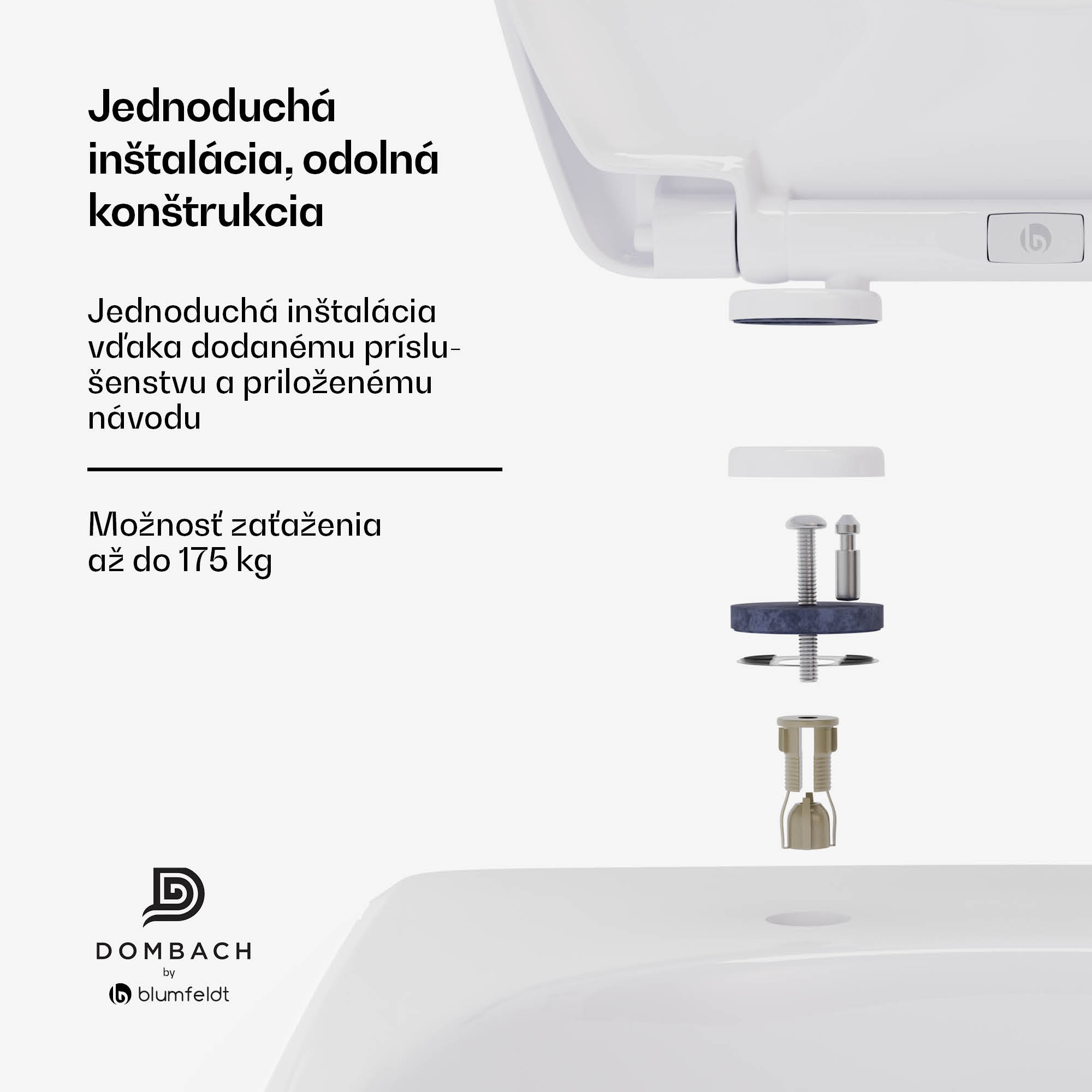 Blumfeldt Lil'Loo odnímateľné detské WC sedadlo | Antibakteriálne | Soft-Close | Do 175 kg – Obrázok 3