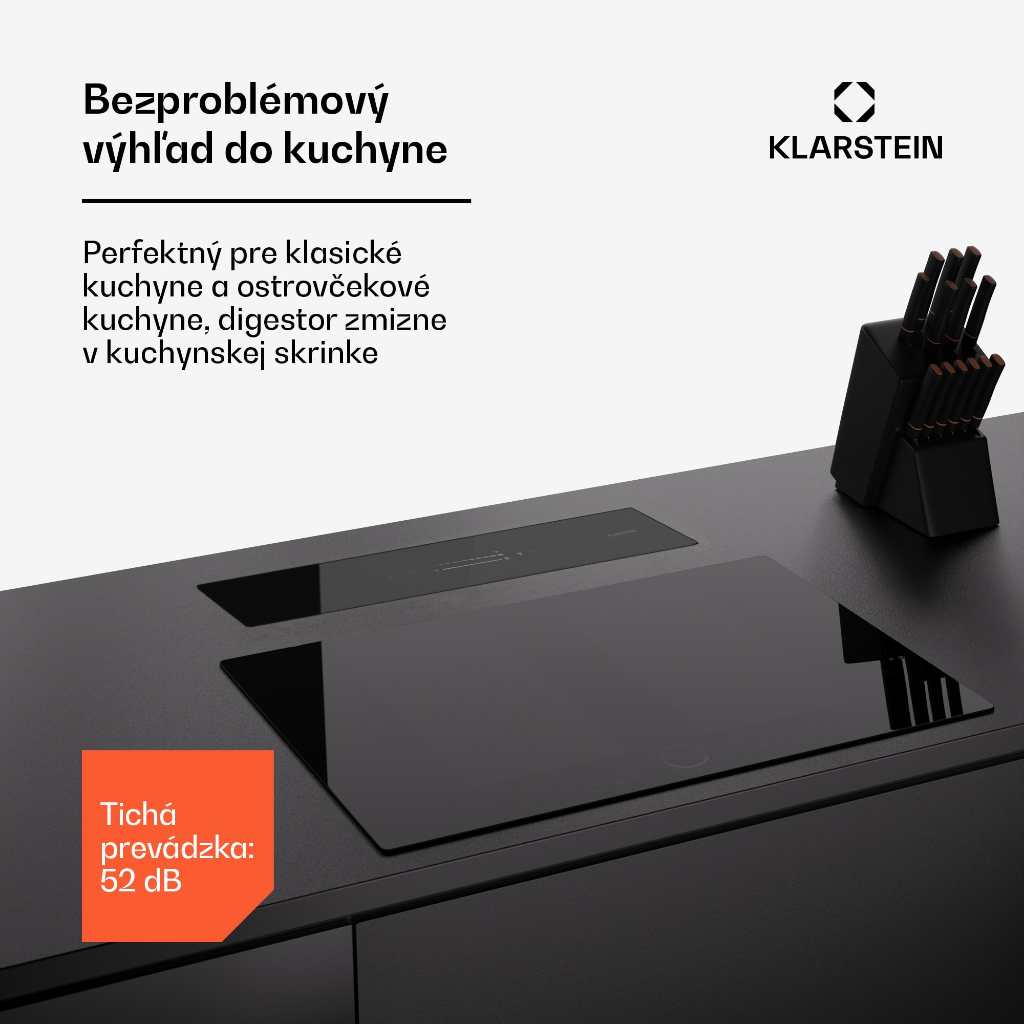 Klarstein Royal Flush Eco digestor 60 cm 604 m³/h A++ – Obrázok 3