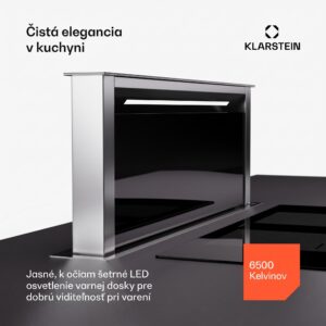 Klarstein Royal Flush Eco 75 digestor 75 cm 714 m³/h EEK A++ vrátane filtrov s aktívnym uhlím
