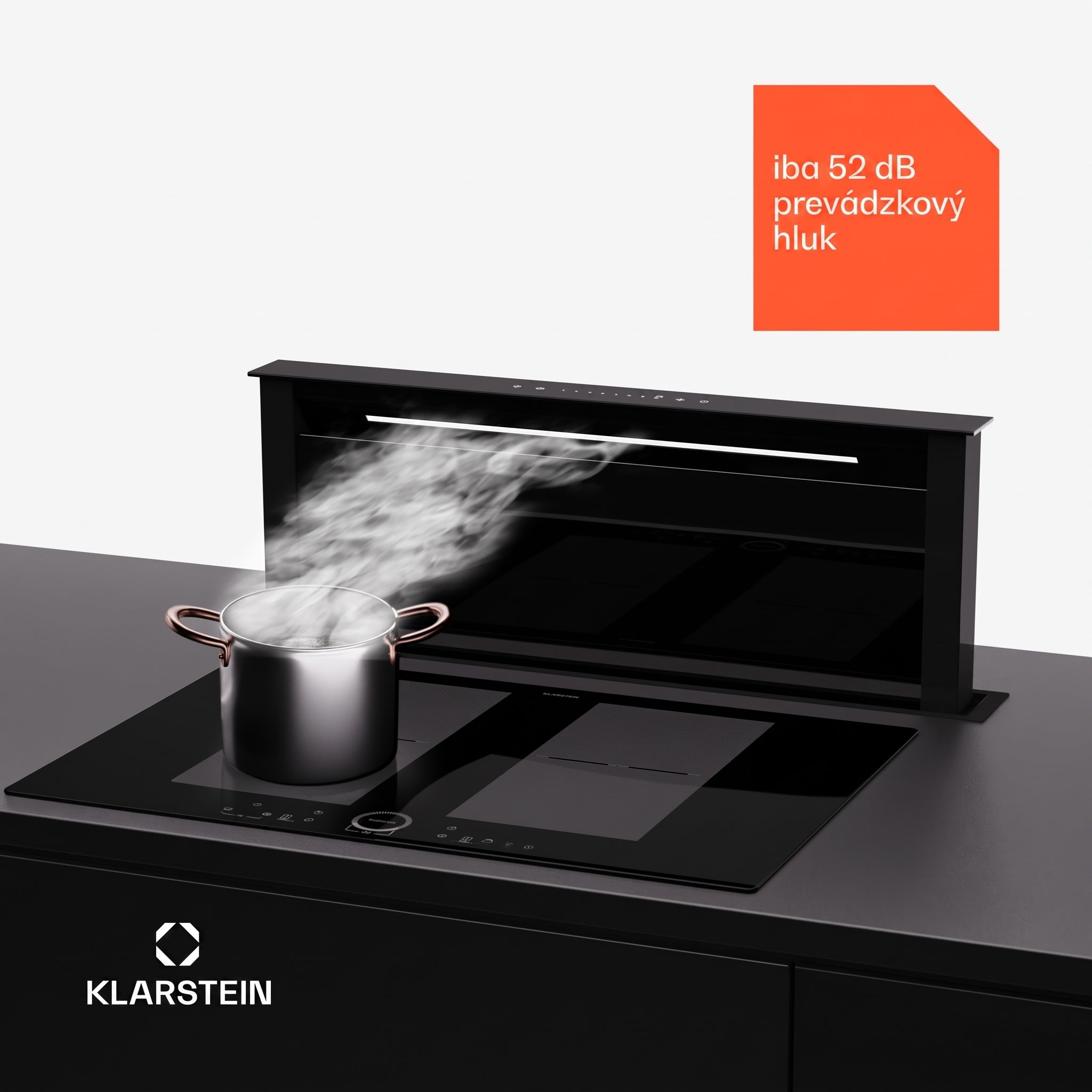 Klarstein Royal Flush Eco 75 digestor 75 cm 714 m³/h EEK A++ – Obrázok 4