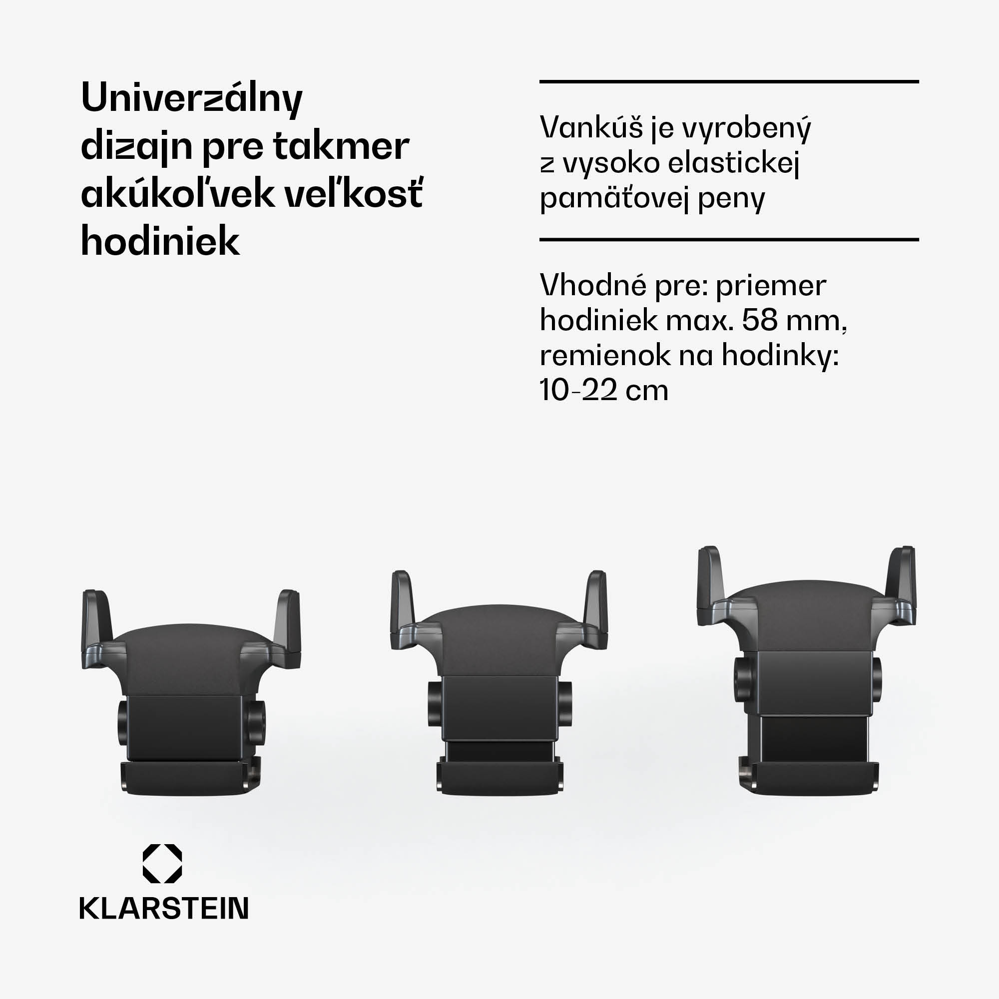 Klarstein LuminousTime naťahovač hodiniek, 6 hodiniek, mnoho nastavení, LED, 10 dB – Obrázok 4