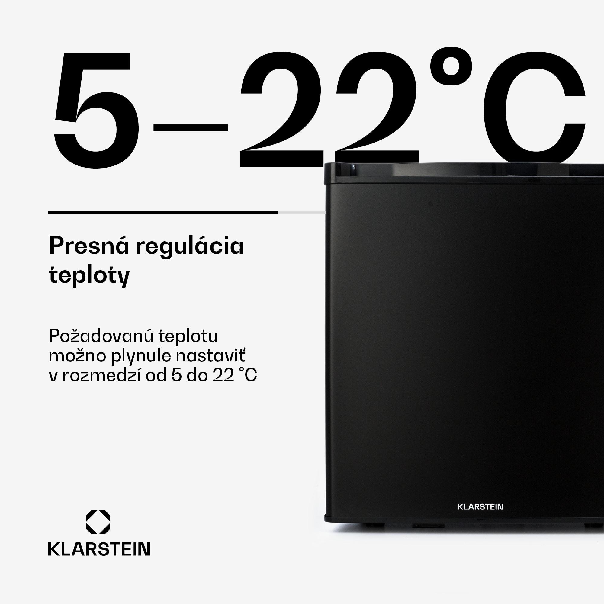 Klarstein Happy Hour 38, mini chladnička, minibar, chladnička na nápoje, 38 l, 26 dB – Obrázok 3