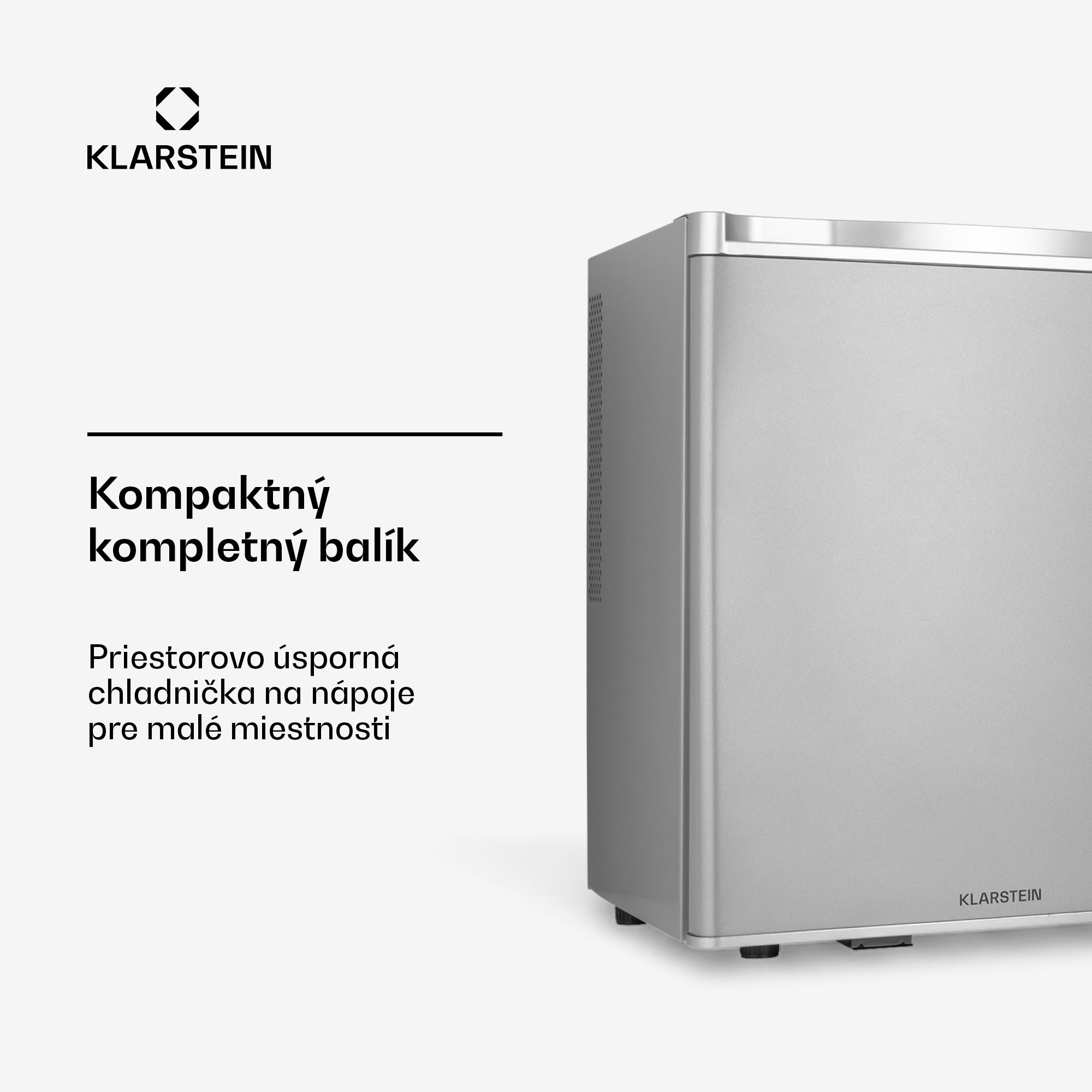Klarstein Happy Hour 38, mini chladnička, minibar, chladnička na nápoje, 38 l, 26 dB – Obrázok 2