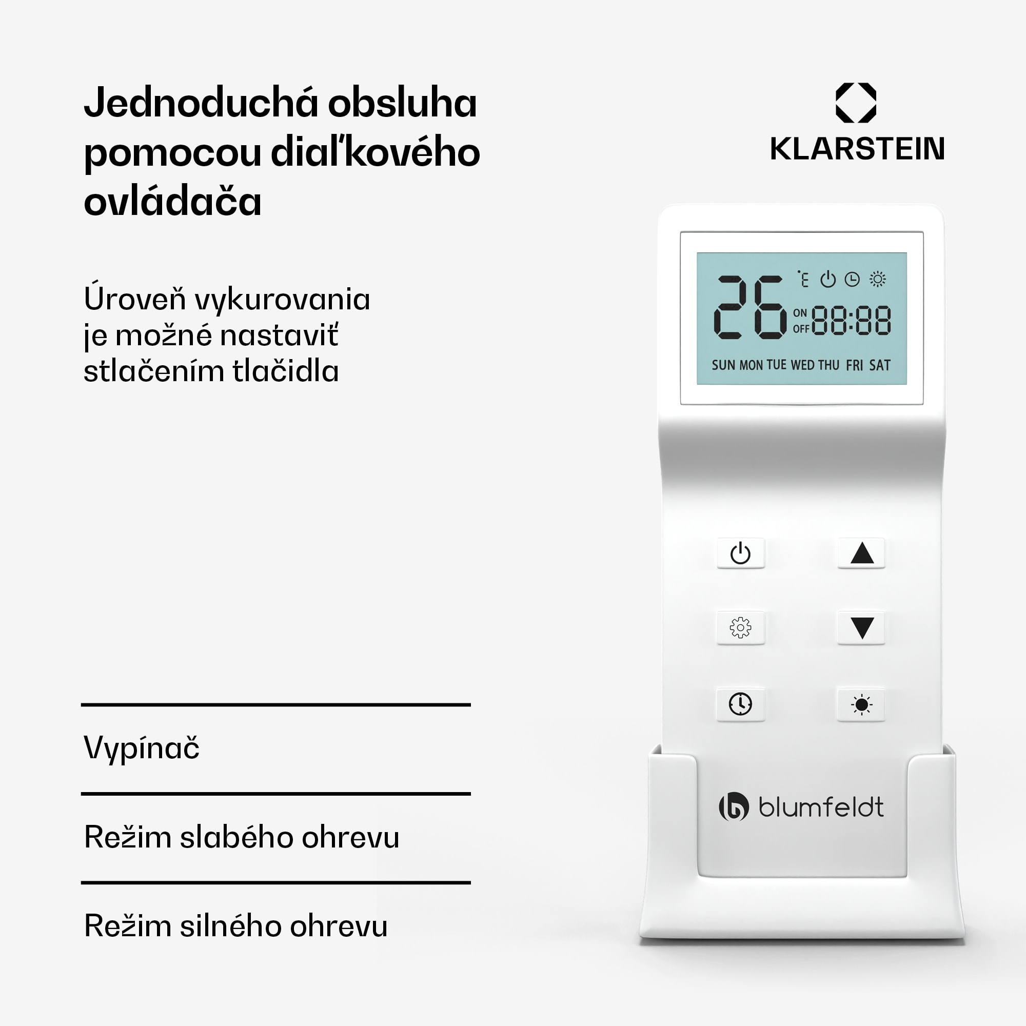 Blumfeldt Cosmic Beam infračervený nástenný ohrievač, pre exteriér, 5 až 50 stupňov, IP44, do 20 m² – Obrázok 3