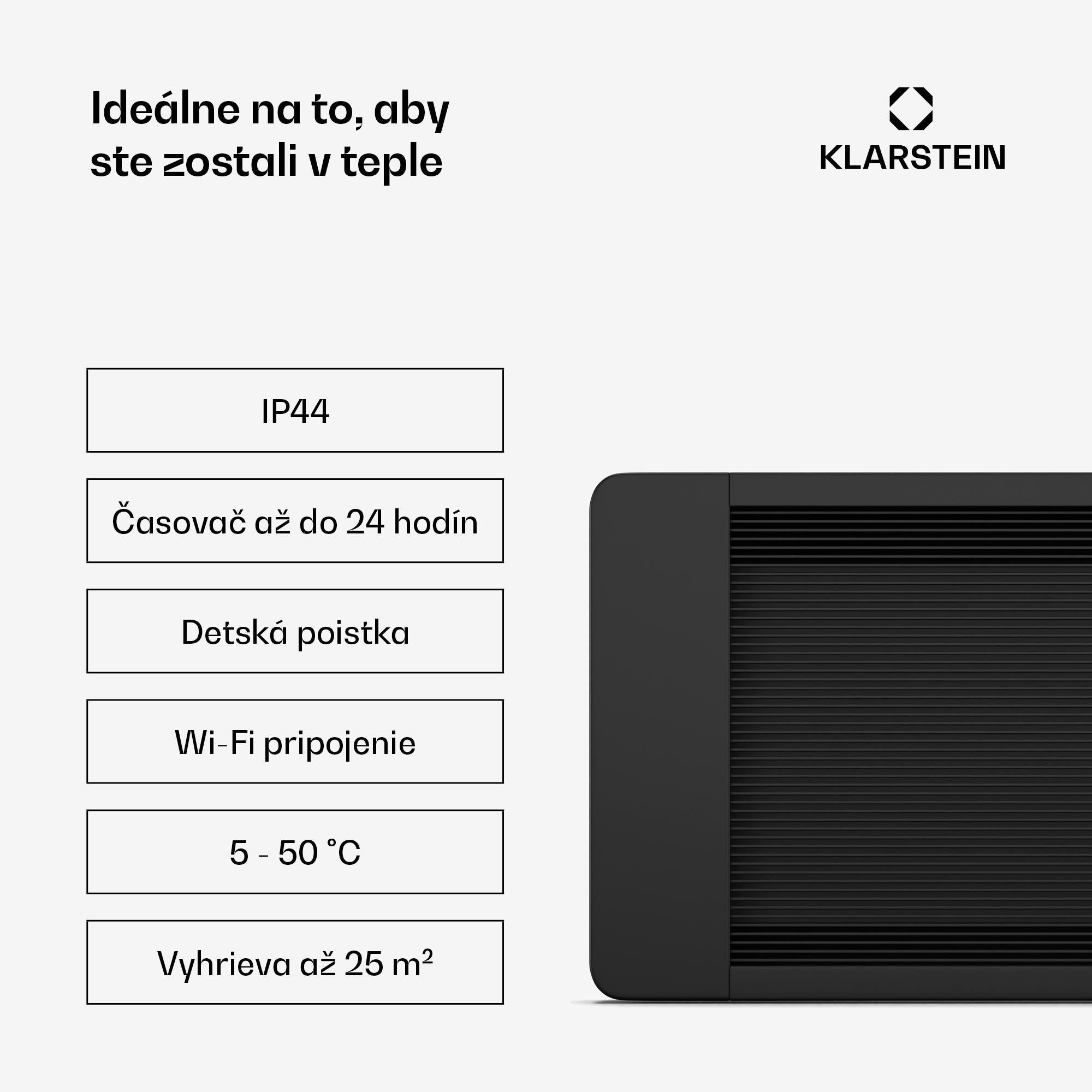 Blumfeldt Cosmic Beam infračervený nástenný ohrievač, pre exteriér, 5 až 50 stupňov, IP44, do 25 m² – Obrázok 2