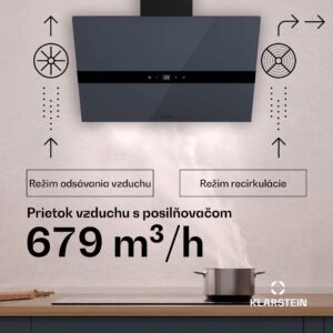 Klarstein WiFusion digestor, WiFi, LED, 680 m³/h, A++