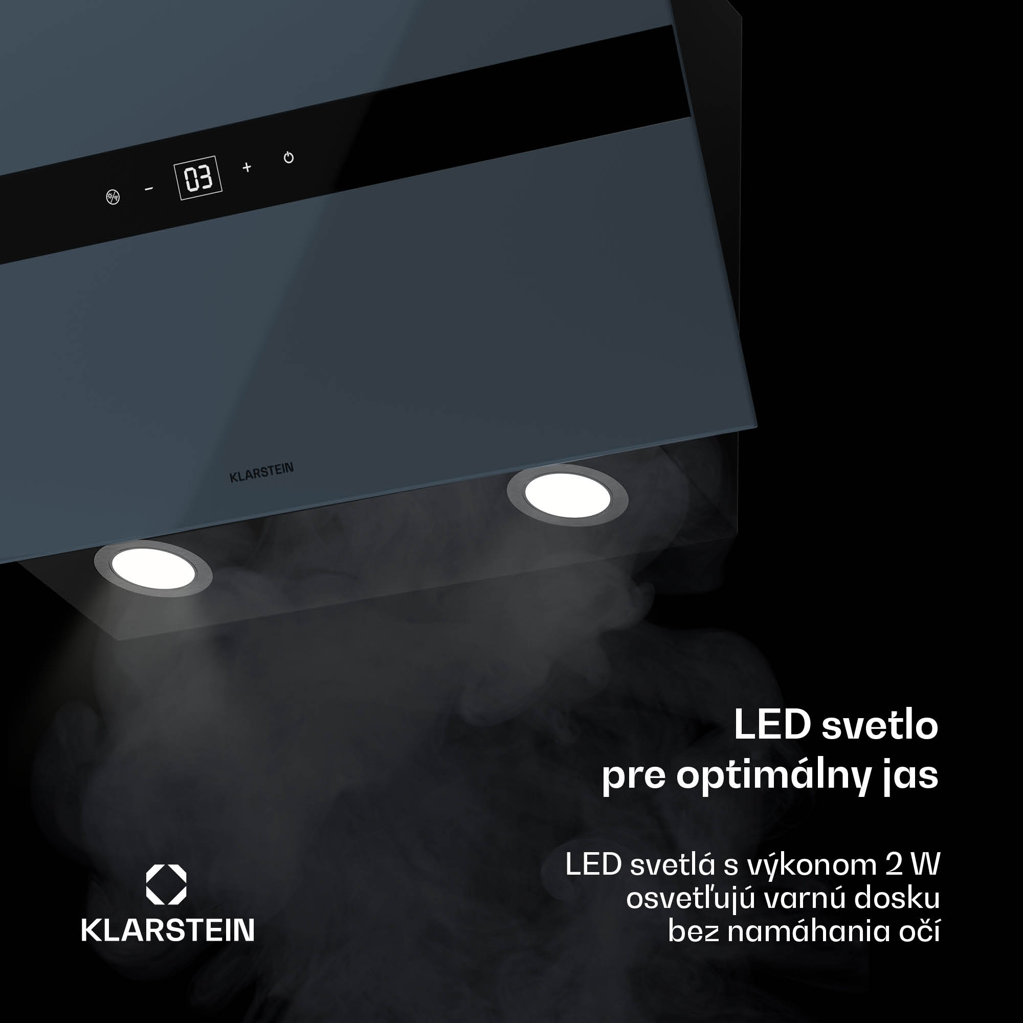 Klarstein WiFusion digestor, WiFi, LED, 680 m³/h, A++ – Obrázok 4